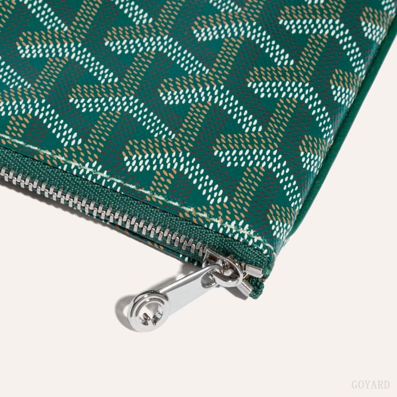 Goyard SENAT PM POCKET Mayoreo Pequena Marroquineria Verdes